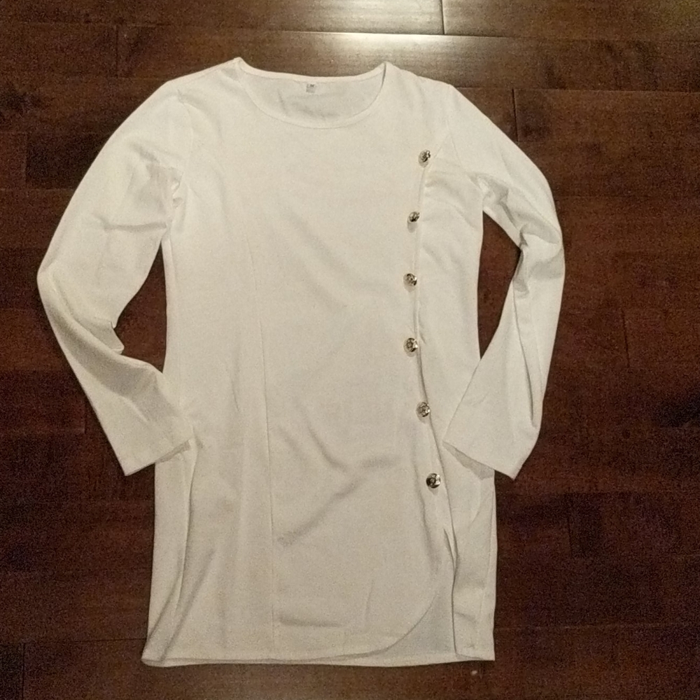 Woman's long sweater